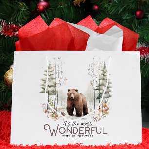It's the Most Wonderful Time of the Year, Bear Large Gift Bag