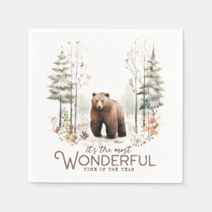 It's the Most Wonderful Time of the Year, Bear Napkin