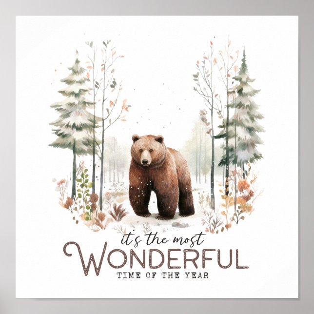 It's the Most Wonderful Time of the Year, Bear Poster (Front)