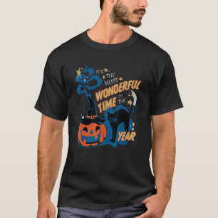 It's The Most Wonderful Time Of The Year Black Cat T-Shirt