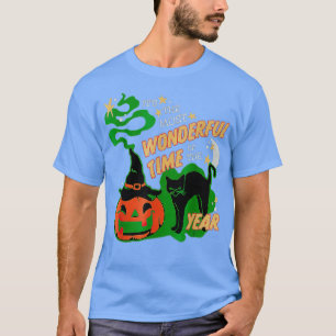 Its The Most Wonderful Time Of The Year Black Cat T-Shirt