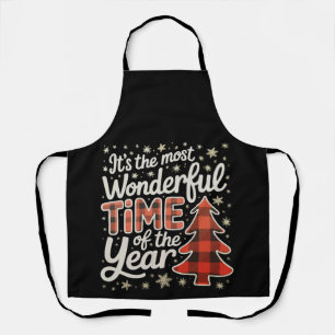 It's the Most Wonderful Time of the Year Christmas Apron