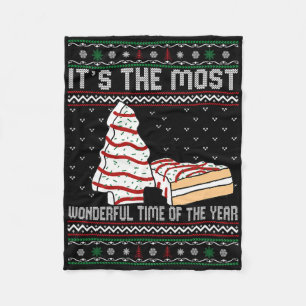 Its The Most Wonderful Time Of The Year Christmas Fleece Blanket