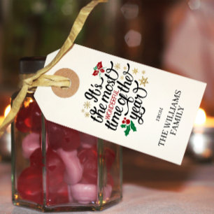It's The Most Wonderful Time Of the Year Christmas Gift Tags