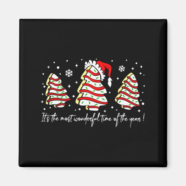 It's The Most Wonderful Time Of The Year Christmas Magnet (Front)
