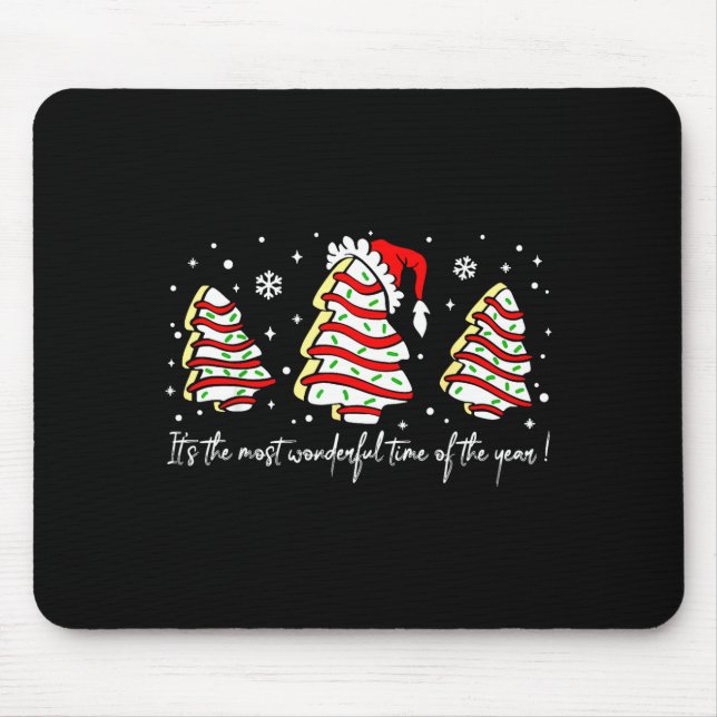 It's The Most Wonderful Time Of The Year Christmas Mouse Mat (Front)