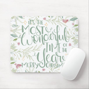 It's The Most Wonderful Time of the Year Christmas Mouse Mat