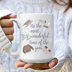 It's the most wonderful time of the year coffee mu coffee mug