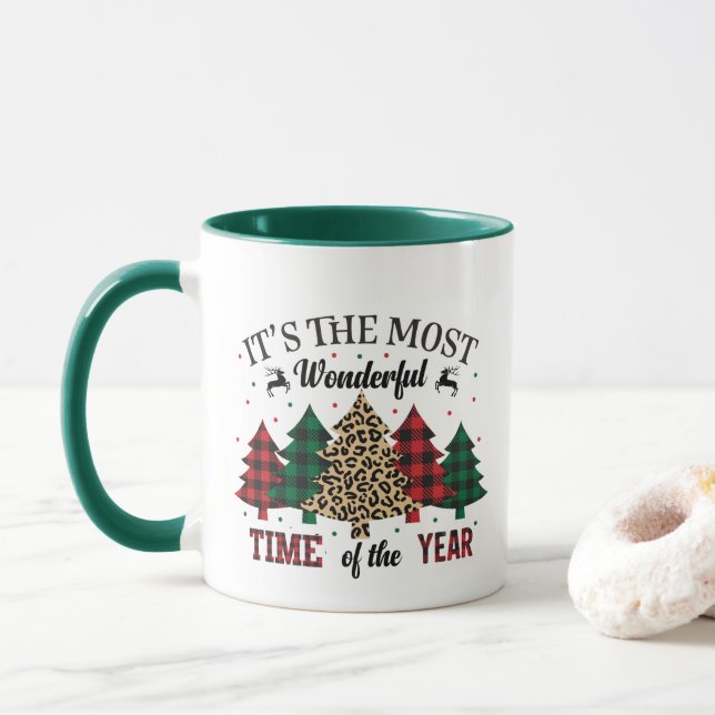 It's The Most Wonderful Time Of The Year copy Mug (With Donut)