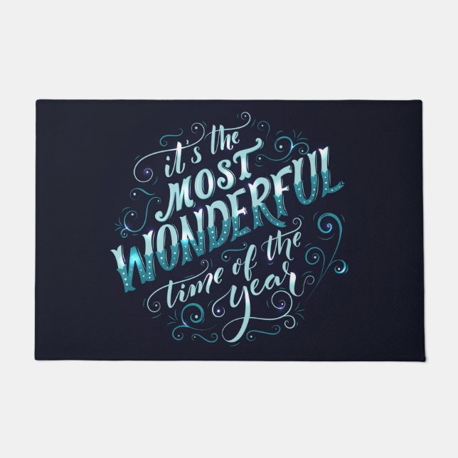 Its The Most Wonderful Time of the Year  Doormat (Front)