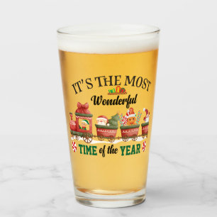 It's The Most Wonderful Time Of The Year Glass
