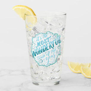 It's the Most Wonderful Time of the Year Glass