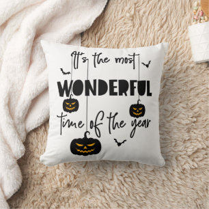 It's the Most Wonderful Time of the Year Halloween Cushion