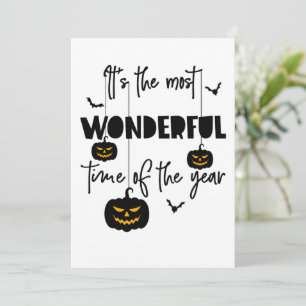 It's the Most Wonderful Time of the Year Halloween Invitation