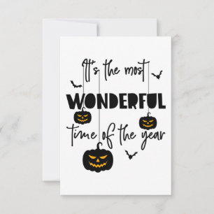 It's the Most Wonderful Time of the Year Halloween RSVP Card