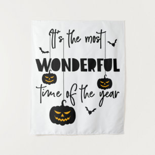 It's the Most Wonderful Time of the Year Halloween Tapestry
