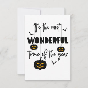 It's the Most Wonderful Time of the Year Halloween Thank You Card