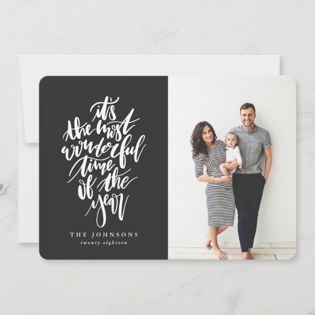 It's the most wonderful time of the year holiday card (Front)