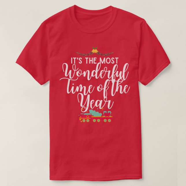 It's The Most Wonderful Time Of The Year Matching  T-Shirt (Design Front)