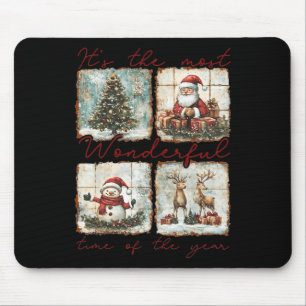 It's The Most Wonderful Time Of The Year Merry Chr Mouse Mat