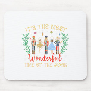 Its The Most Wonderful Time Of The Year Nutcracker Mouse Mat