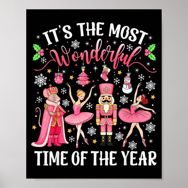 Its The Most Wonderful Time Of The Year Nutcracker Poster (Front)