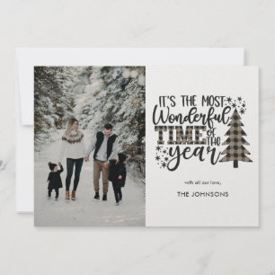 It's The Most Wonderful Time Of The Year Photo  Holiday Card