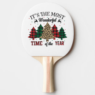 It's The Most Wonderful Time Of The Year Ping Pong Paddle