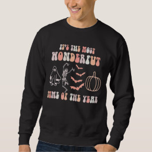It's The Most Wonderful Time Of The Year Skeleton Sweatshirt