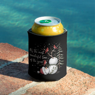It's The Most Wonderful Time Of The Year Snowman Can Cooler