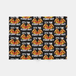 It's The Pizza Guy Pizza Heart  Fleece Blanket