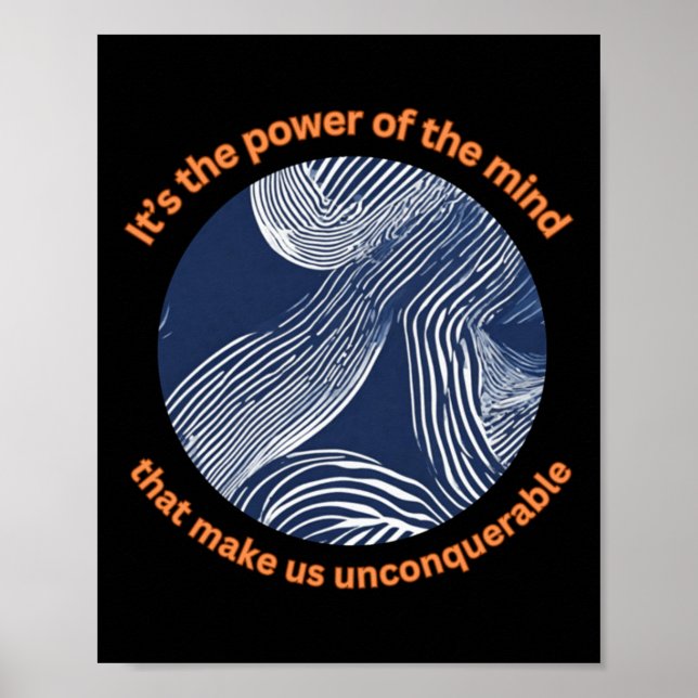 It's The Power Of The Mind. Do Hard Things!  Poster (Front)