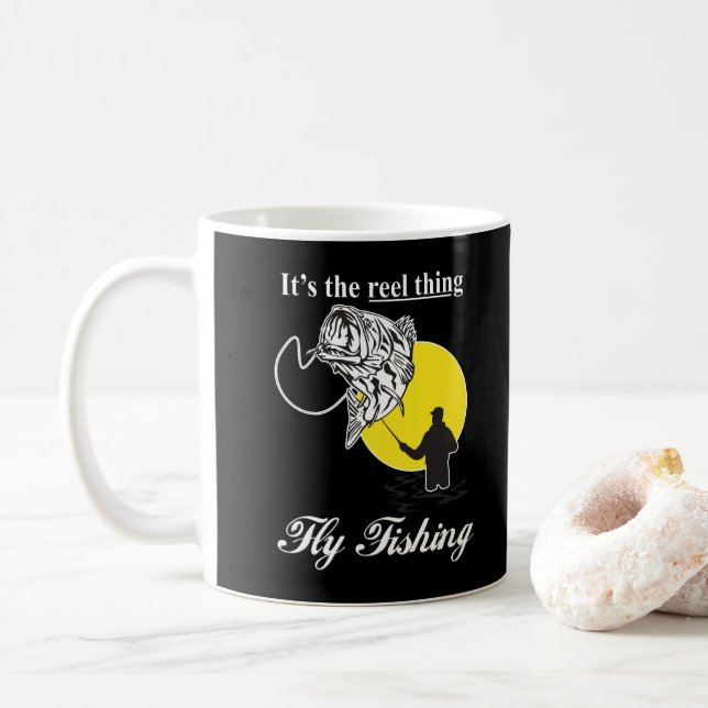 It's The Reel Thing  Coffee Mug (With Donut)