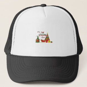 Its The Season Again Christmas Gnome Trucker Hat