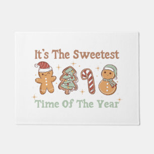 It's The Sweetest Time Of The Year Cute Funny Xmas Doormat