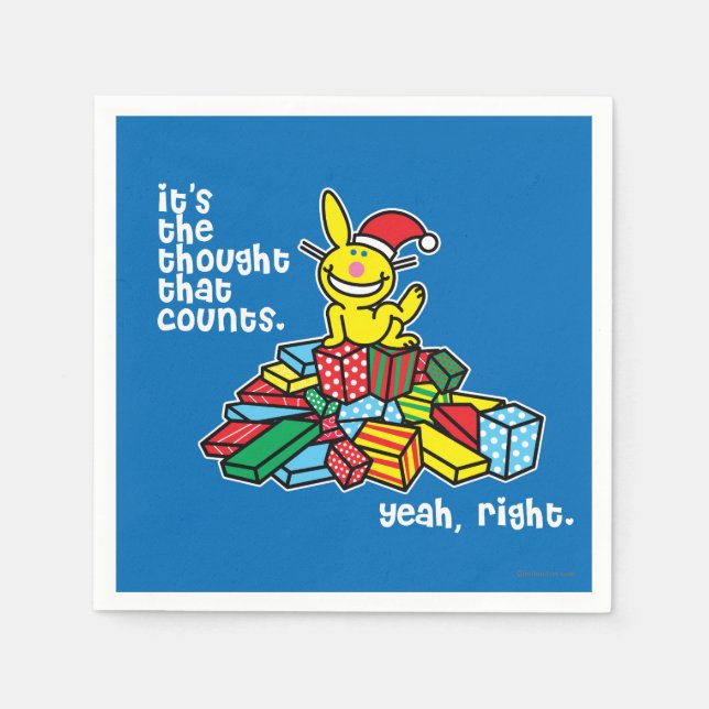 It's The Thought That Counts Napkin (Front)