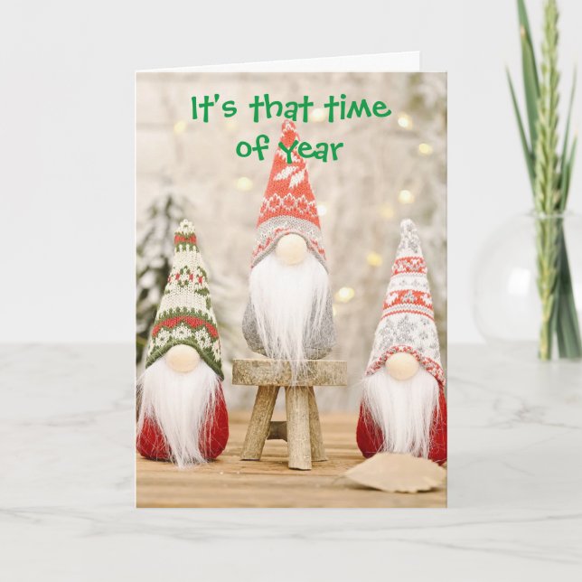 IT'S THE "TIME OF YEAR TO" FILL IN THE BLANK CARD (Front)