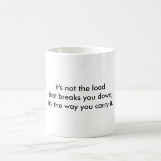it's the way you deal with it coffee mug