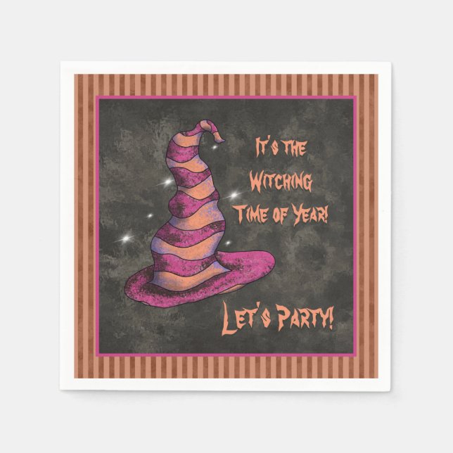 It's the Witching Time Of Year Halloween Napkin (Front)