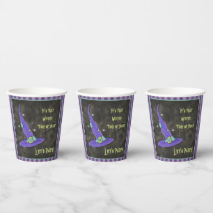 It's the Witching Time Of Year Halloween Paper Cups