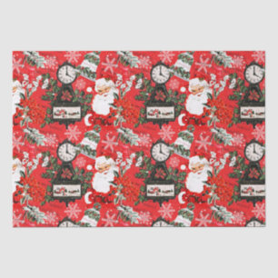 It's Time For Santa    Tissue Paper