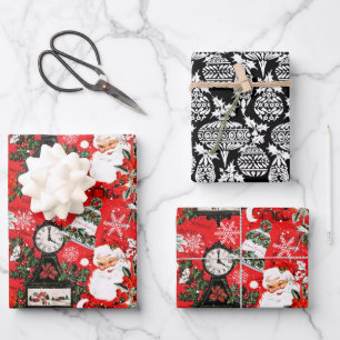 It's Time For Santa   Wrapping Paper Sheets