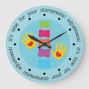 It's Time For Your Chiropractic Adjustment Clock