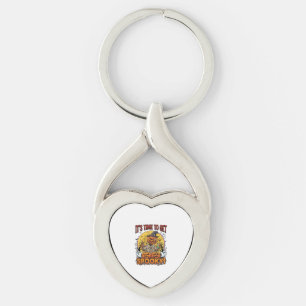 Its Time Get Spooky Halloween Pumpkin Mummy Ghosts Key Ring