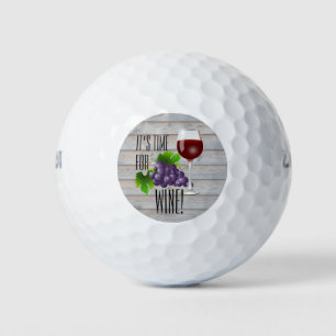 It's Time or Wine! Golf Balls
