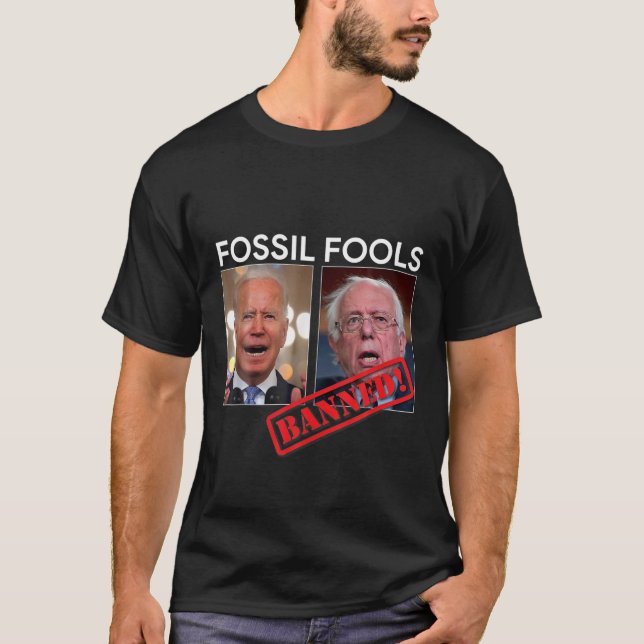 It's Time To Ban Fossil Fools Biden Men Women T-Shirt (Front)
