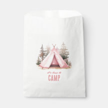 It's Time to Camp Gift Favour Bag