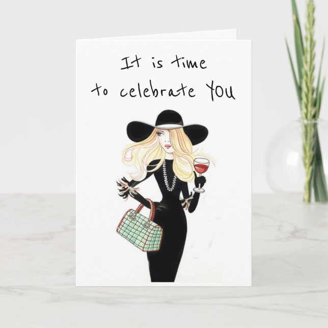 IT'S TIME TO **CELEBRATE YOU** BIRTHDAY  CARD (Front)