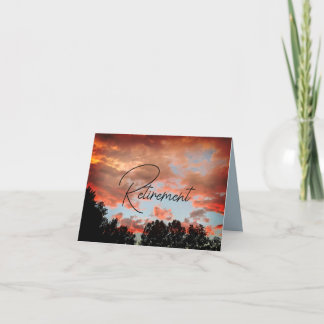 It's Time to Enjoy the Sunsets - Retirement Holiday Card