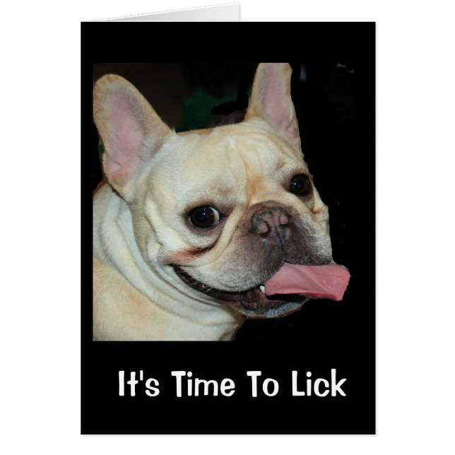 It's Time To Lick The Beaters Birthday Card (Front)